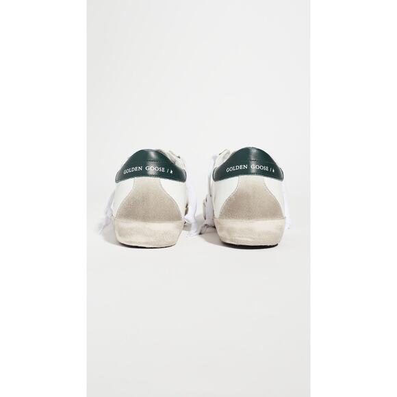 Golden Goose Superstar Low-Top Sneakers - 8 - White/Dark Green - Picture 2 of 5